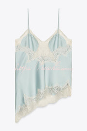 Lace Backless Camisole Top | Spaghetti Strap Vacation Top