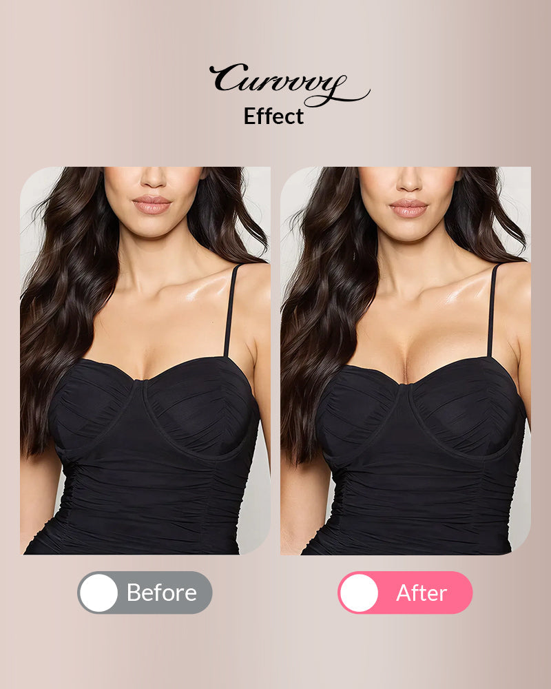Curvvvy® V-Shape Double-Sided Adhesive Push-Up Bra Inserts