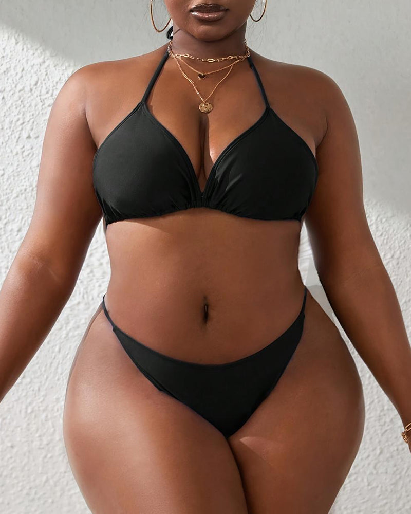 Sheer Mesh Bikini Four-Piece Set with Cover-Up & Skirt