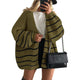 Striped Army Green
