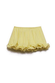 Chiffon Ruffle Shorts with Elastic Waist – Loose Fit