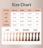 One-Seam Slimming Thermal Tights with Compression Waistband