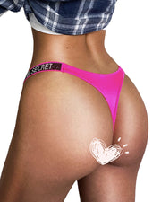 Rhinestone Embellished Thong Panties – Sparkling Sexy Design