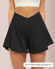 Flowy Crossover Athletic Skort