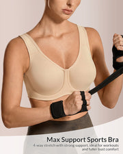 High-Intensity Underwire Sports Bra with Full Coverage