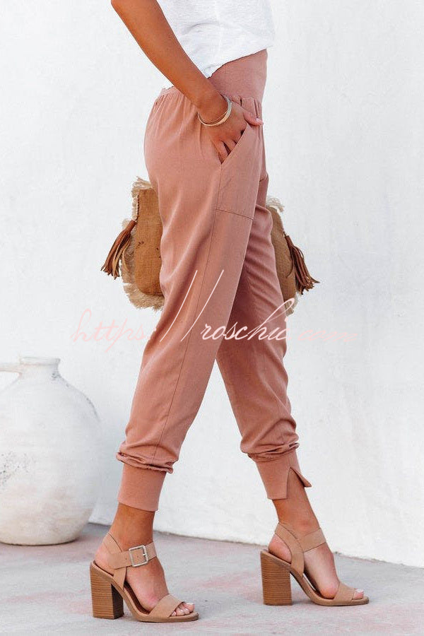 Women's Loose Fit Pocketed Joggers – Ankle Length