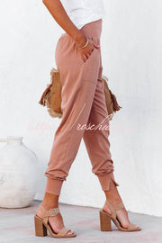 Women's Loose Fit Pocketed Joggers – Ankle Length