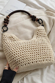 Retro Hollow Woven Straw Shoulder Bag