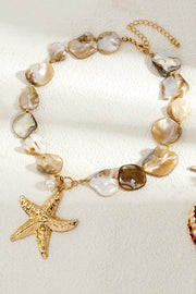 Starfish Shell & Pearl Jewelry Set – Summer Resort Style