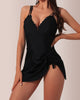 Tummy Control One-Piece Swimdress with Built-In Coverage