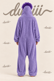 Duniii Monster Character Onesie with Contrast Pocket