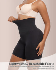 High Waisted Seamless Sculpting Shorts with Butt Lift