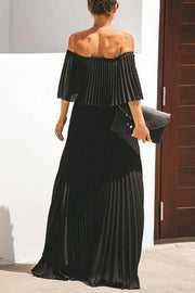 Ruffle Tiered Maxi Dress – Off Shoulder Vacation Style