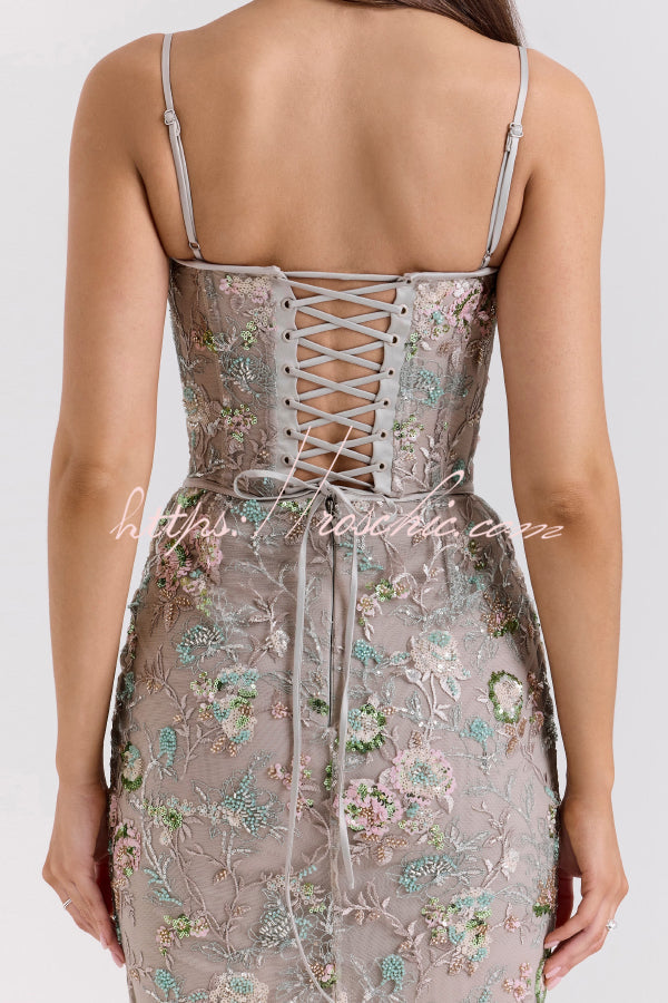 Backless Halter Maxi Dress – Sleeveless Slim-Fit Party Gown