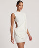 Asymmetric Backless Mini Dress