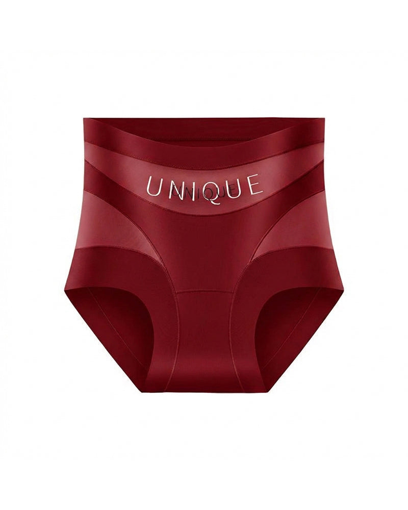High-Waisted Seamless Ice Silk Shaping Briefs (6 Pack)