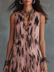 Blush Tie-Dye Sleeveless Maxi Dress | Flowy & Feminine