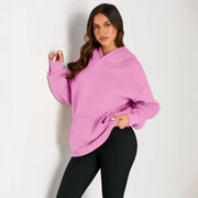 Women's Oversized Fleece Hoodie Casual Pullover Sweatshirt with Pocket