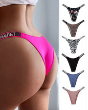 Rhinestone Embellished Sexy Thong