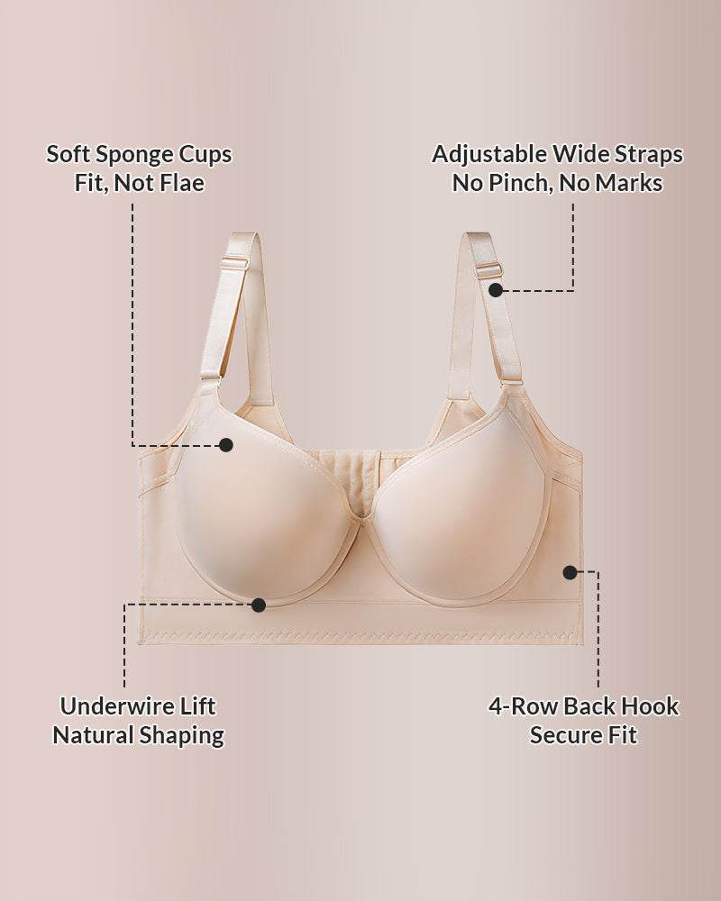 Push up Back Smoothing Shaping Bra