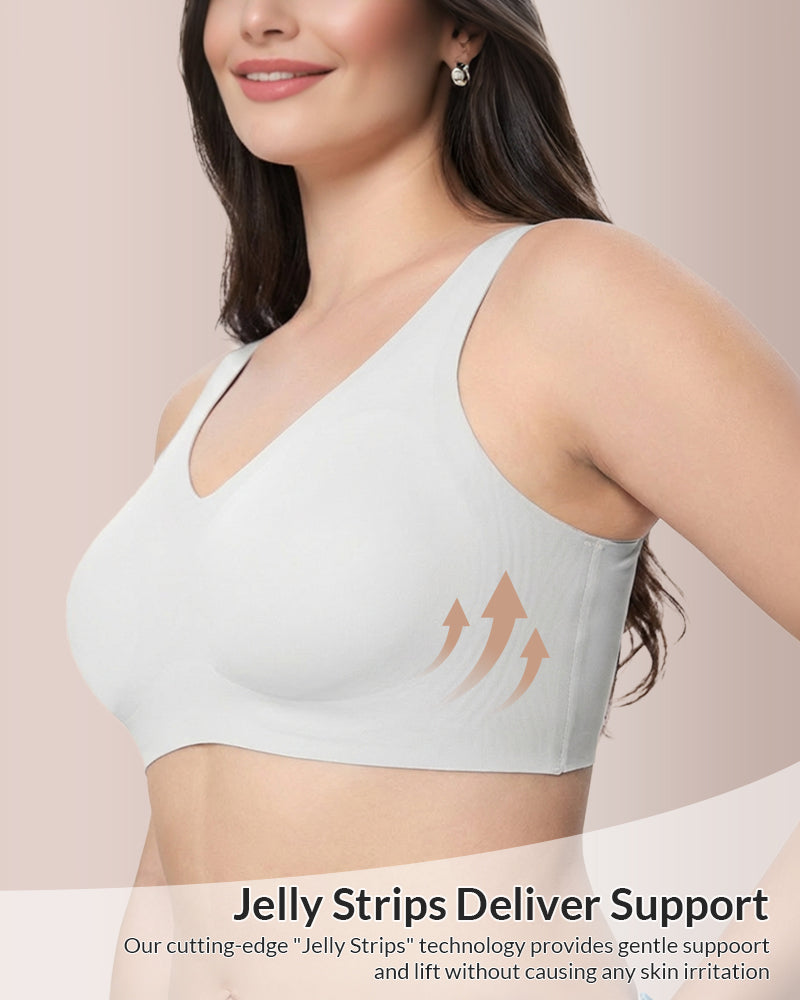 Lifting Wire-Free Antibacterial Jelly Bra