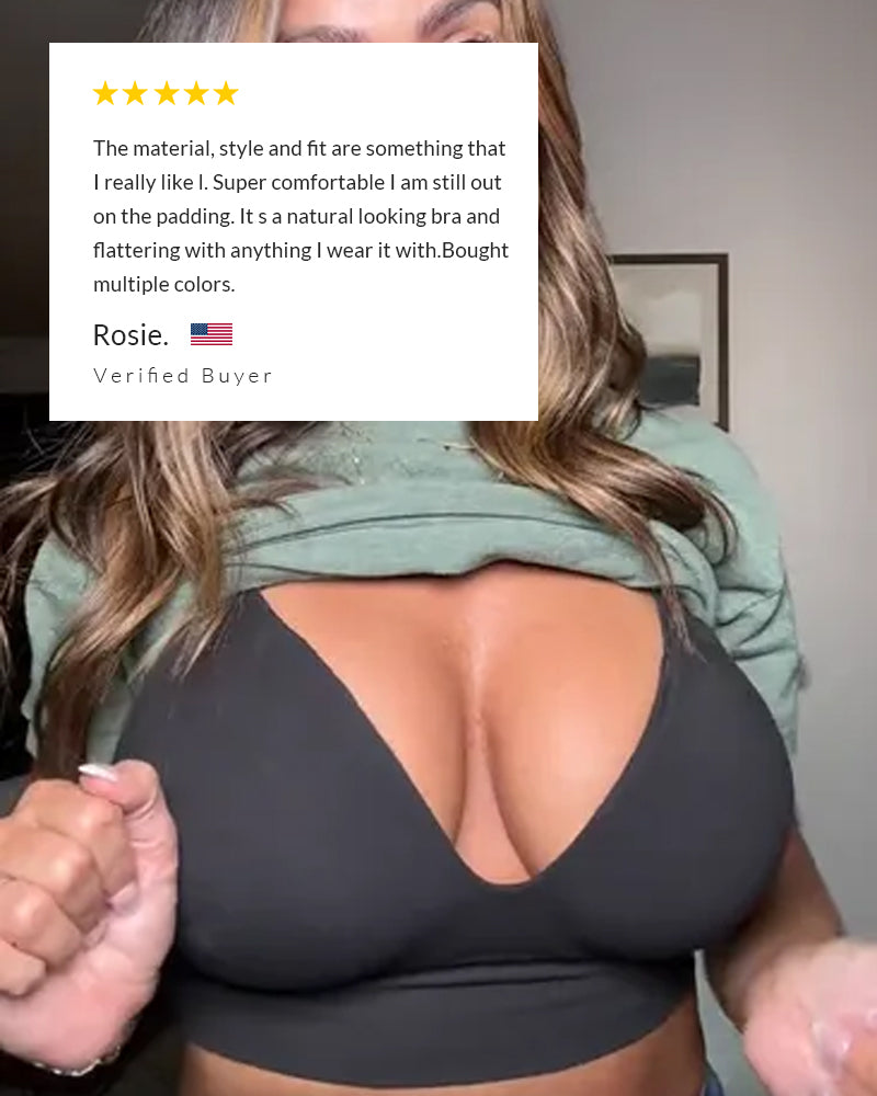 Deep V Wireless Lift Bra