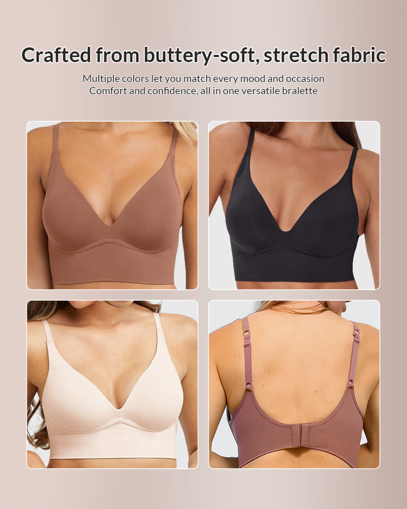 Deep V Wireless Lift Bra
