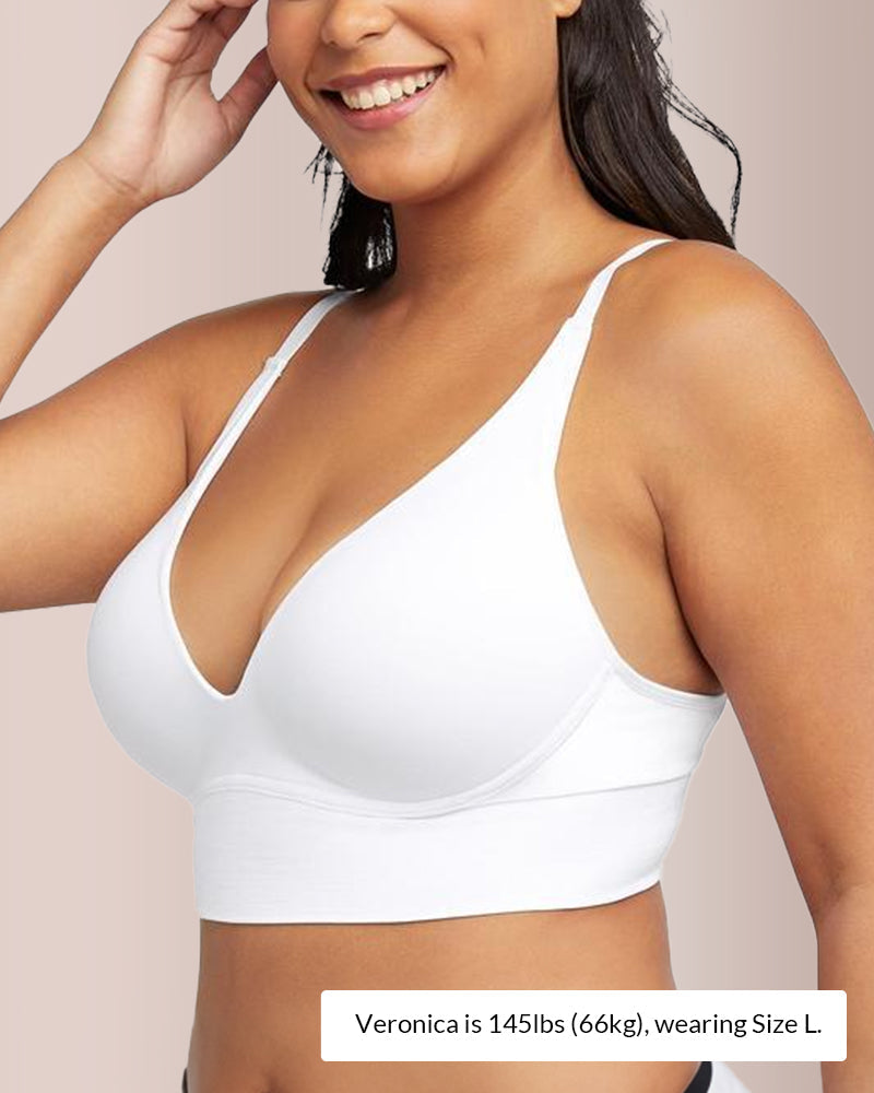 Deep V Wireless Lift Bra