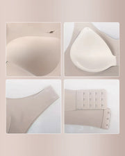 Front Closure Cross-Back Wireless Posture Bra