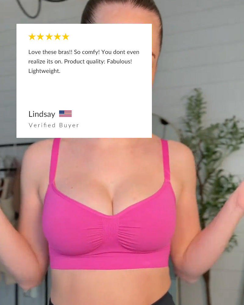 Wire-Free Yoga Sports Bra