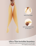Seamless Mango Cup Silicone Sticky Bra with Push-Up Clasp