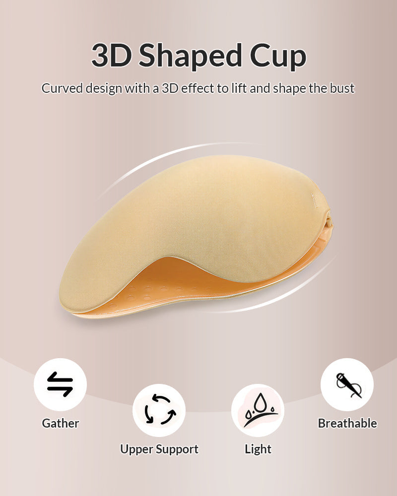 Invisible Push-Up Mango Sticky Bra