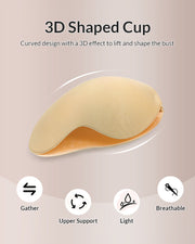 Invisible Push-Up Mango Sticky Bra