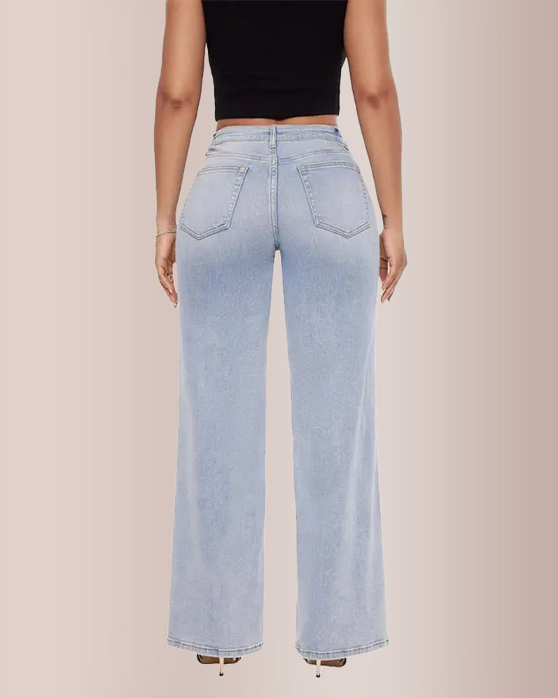 Mid-low Rise Baggy Jeans