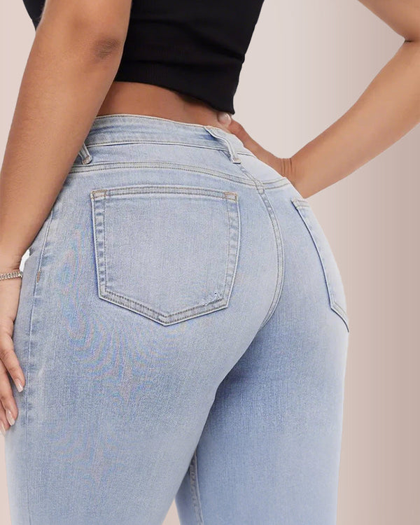 Mid-low Rise Baggy Jeans