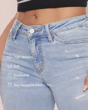 Mid-low Rise Baggy Jeans