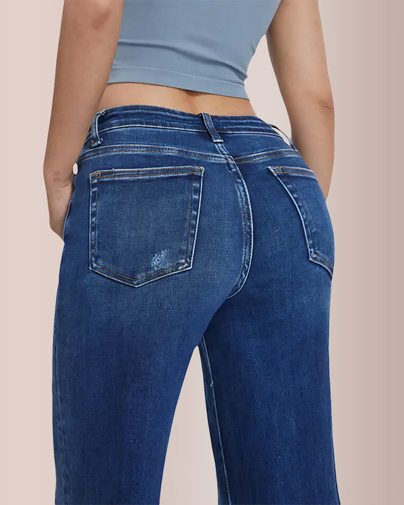 Mid-low Rise Baggy Jeans
