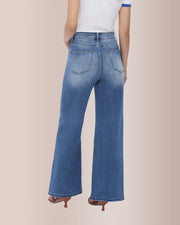 Wide Leg High-waisted Stretchy Jeans