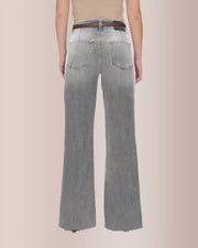 Stretchy High Waist Wide Leg Jeans
