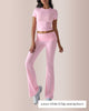 Crop Top & Flare Pant Lounge Set