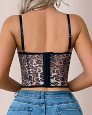 Romantic Floral Lace Underwire Corset Bustier Top