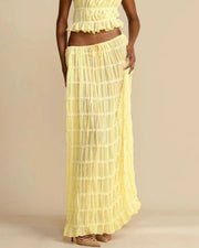 Curvvvy™ Passion and Romance Pleated Back Elastic Straps Adjustable Halter Tank Set