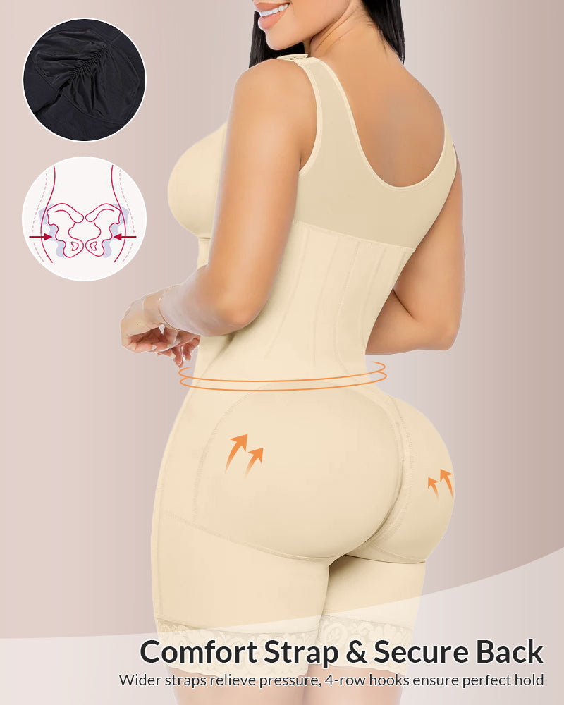 Zipper & Hook Body Shaper