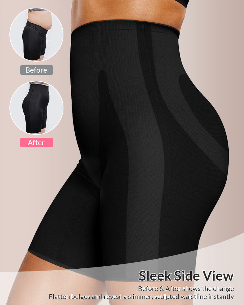 High-Waist Seamless Butt-Lifting Shaper Shorts