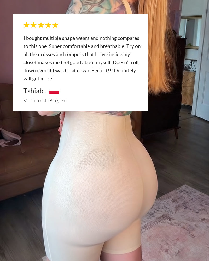 High-Waist Seamless Butt-Lifting Shaper Shorts