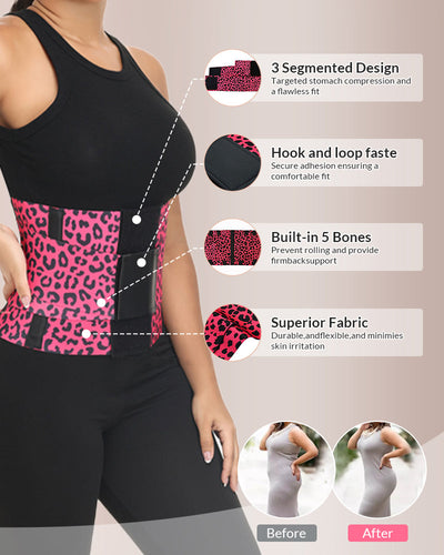 Triple Wrap Adjustable Waist Trainer Belt
