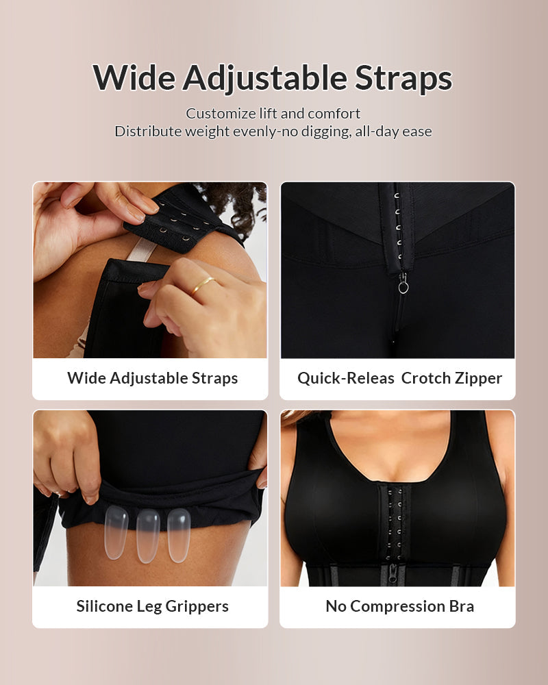 Double Tummy Control Full Body Shapewear