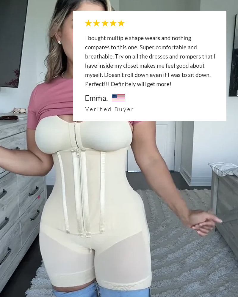 Double Tummy Control Full Body Shapewear