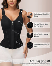Double-Layer Tummy Waist Shaper With Bra