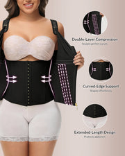 Double-Layer Tummy Waist Shaper With Bra